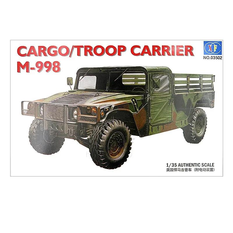 1/35 Military Hummer Truck US Army Jeep HUM-V Commando Armored Troop Carrier Assembly Model Toy