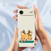 For iPhone Air Case Cute Deer Pattern Printing Straight Edge TPU Phone Back Cover