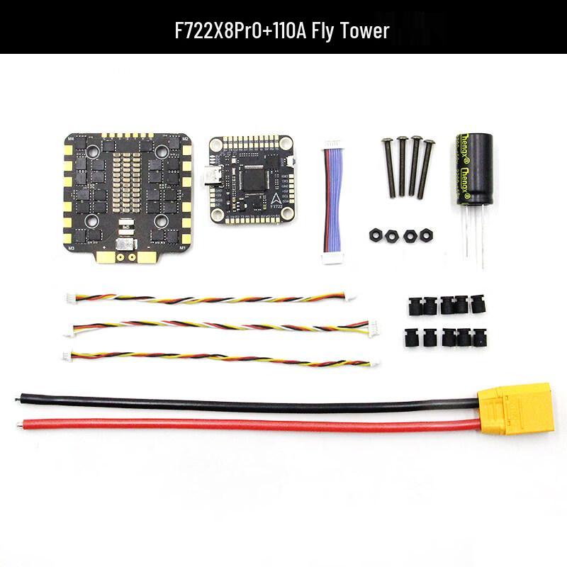 GYFPV FT F722X8 Pro Flight Controller & 110A 4-in-1 ESC Stack