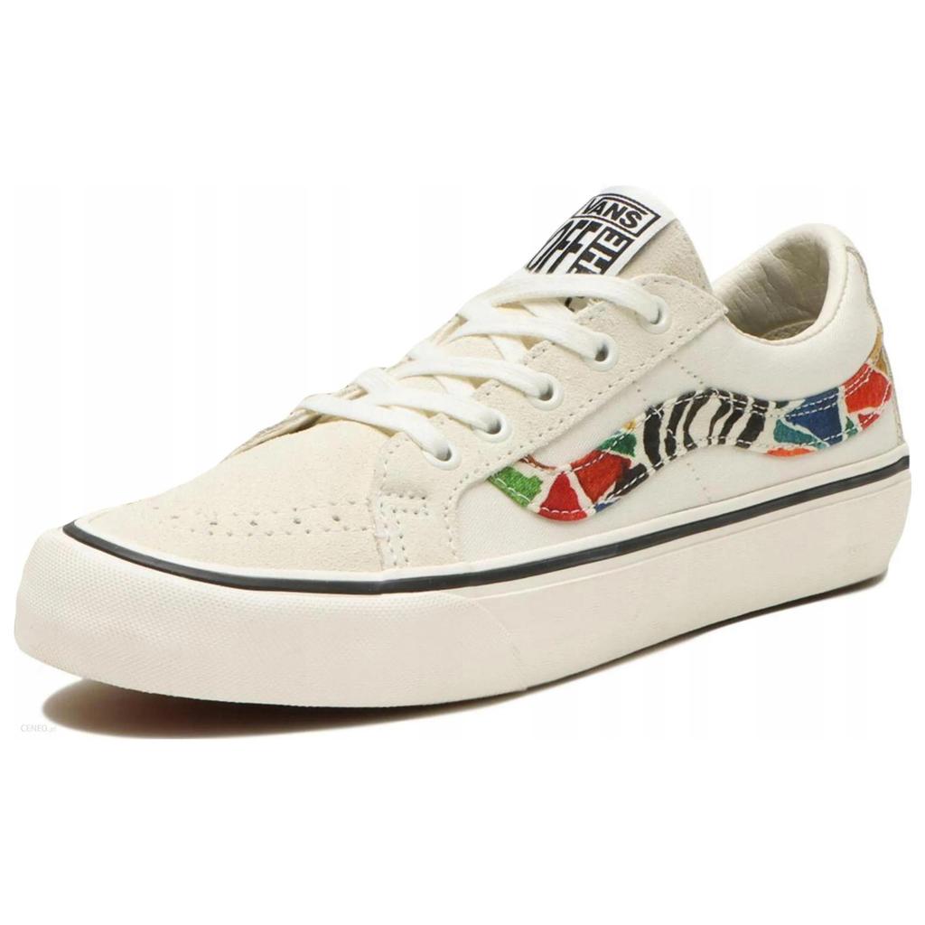 Vans Hanna Scott Sk8-Low Reissue SF Unisex Multi-Color White Red Green VN0A4UWIA61