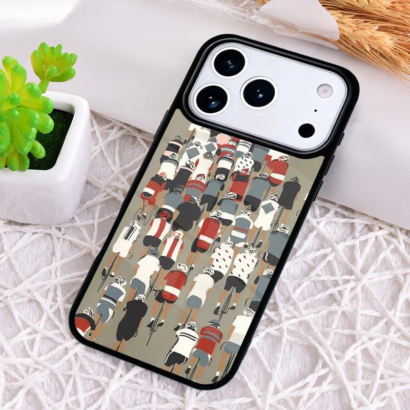 

Bike Bicycle Cycling Phone Case for iPhone 17 Air 16 15 11 12 14 13 Pro Max Shockproof Cover iPhone Air