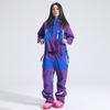 Women's Ski Suit One Piece Snowsuits Jumpsuits Winter Waterproof Insulated Snowboard Suits for Women Windproof Outdoor Sports Winter Warm Skiing Suits