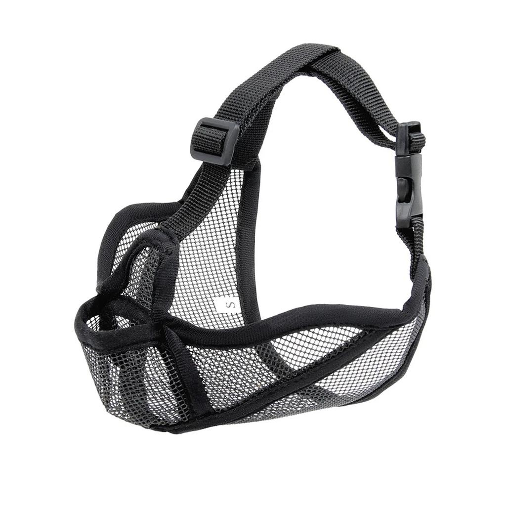 Mesh Breathable Short Nosed Dog Muzzle for Dogs Animals Summer Walking Pet Face Mask Terrier English Bulldog Mascotas Products