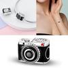 Copper Metal Camera Bead Components Pendant Bead Components Charm Bead Components Compatible With Authentic Original Bracelet High Quality Fine