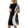 Dresses For Women Short Sleeve O Neck Casual Dresses Waist Maternity Dress With Pockets