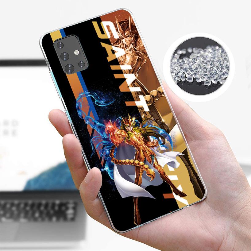 Anime Saint-Seiya Phone Case For Samsung Galaxy A52 A32 A22 A12 A51 A31 A50S A30S A20S A10S Note 20 Ultra 10 Plus S10 A72 A71 Ga