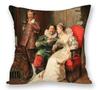 European Royal Woman Beauty Portrait Painting Cushion Covers Decorative Pillow Case For Sofa 45X45cm