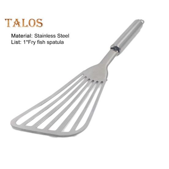 Fish Turner Food Grade Heat Resistant Silver Color Excellent All-Purpose Flipping Turning Fish Slotted Turner for Home