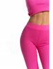 Women's Cotton Leggings with Wide Elastic Waistband Fit Elastic MORAJ XXL FUCHSIA