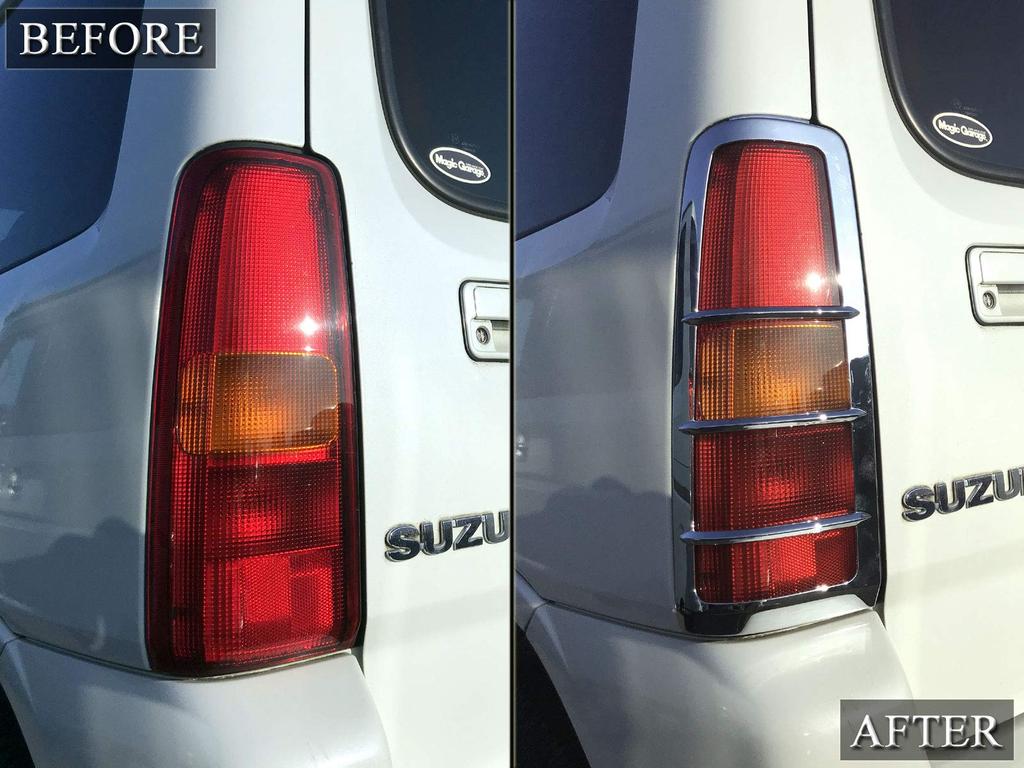 [BRIGHTZ] Chrome Tail Light Rings for Jimny JB23W [TAIL-083] JB23 JB B23 23 30966