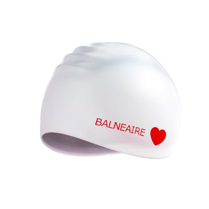 

BALNEAIRE Little Red Heart Adult Silicone Swim Cap