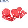 Motorcycle Engine Water Pump Cover Ignition Protector Clutch Guard For Loncin Engine YBS300 For LC176MN Engine For KEWS Parts