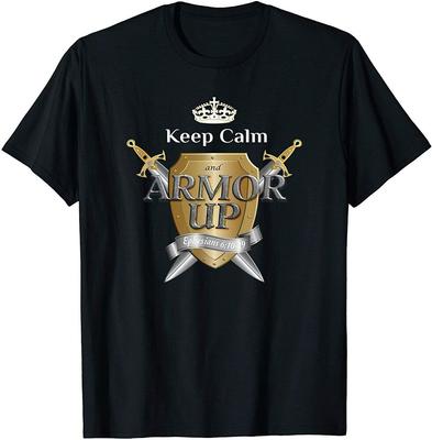 Keep Calm Armor Of God Christian Bible Verse Unisex T-Shirt