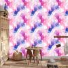 Wallpaper pink and purple ink powder pink, white background 50x1000
