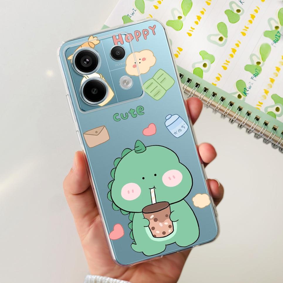 Transparent Cover For Fundas Xiaomi Poco X6 Pro 5G M6 Pro Case Lovely Luxury Colorful Butterfly Design Casing For Poco M6 Pro 5G