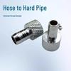 Water Cooling Stop Valve Adapter with 1/4'' Thread, Hose To Hard Tube, Barb Head OD 9/11mm