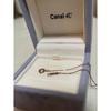 Used Canal 4C Silver Necklace Pink Gold