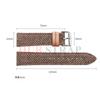 18mm 20mm 22mm Vintage Cowhide Tweed Nylon Strap Quick Release Weave Bracelet Smartwatch Watch Band for Omega for Seiko