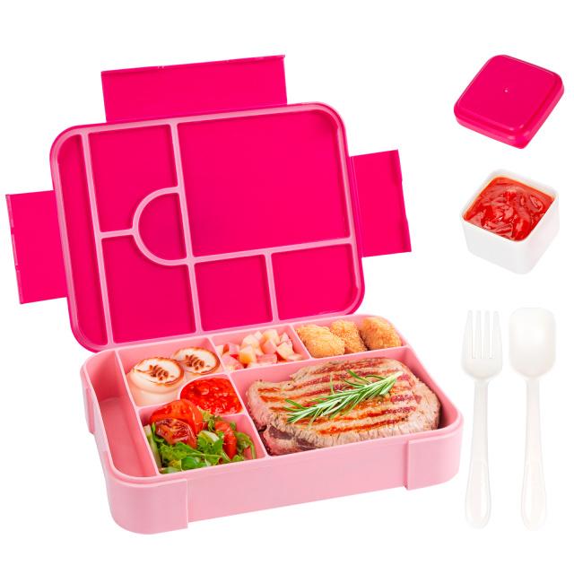 1100ml Lunchbox Mikrowellengeeignet Bento Box Tritan Zwischenschicht Auslaufsichere Aufbewahrungsbox Luftdichte Behälter Studenten Erwachsene Schule
