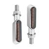 2pcs 6 leds Motorcycle Indicators Mini LED Turn Signal Light Flasher Amber Lamp Blinker Universal