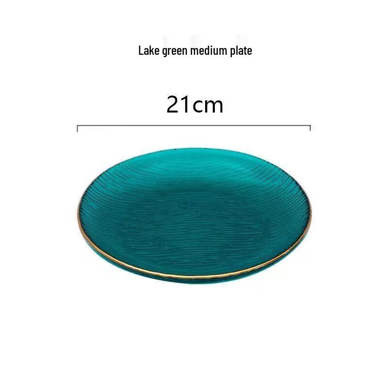 

ZISIZ Transparent Glass Serving Plate