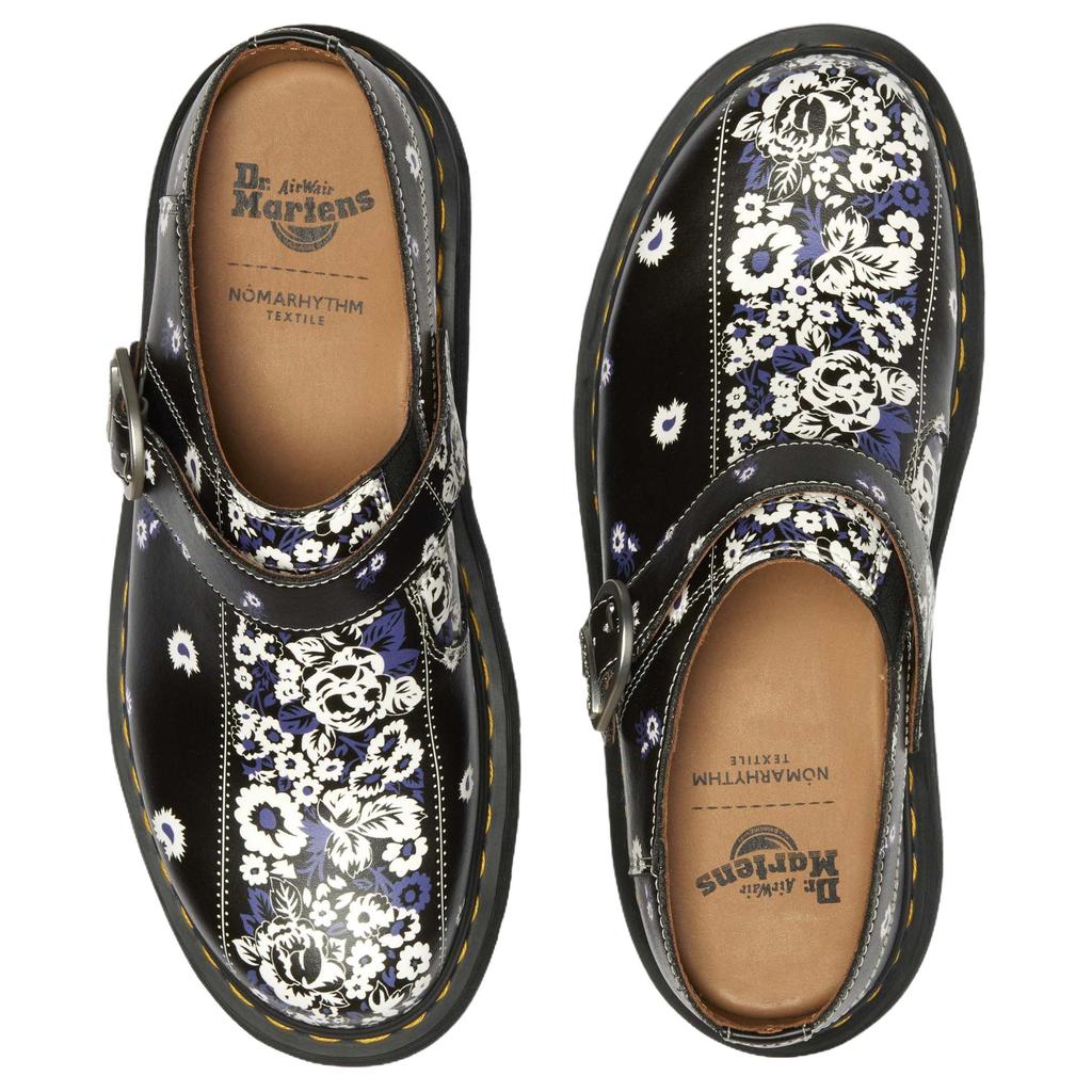 Dr. Martens Nomarhythm Leather Fashion Simple Low-Top Casual Shoes Unisex Casual Shoes Black 42734100