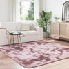 VidaXL Shaggy Rug with Long Pile Powder Pink 200x200 Cm Polyester, Rug, Bedroom Rug, Modern Rug, Living Room Rug, 4102881