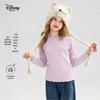 Disney Girls' Ruffled Mock Neck Long Sleeve Base Layer