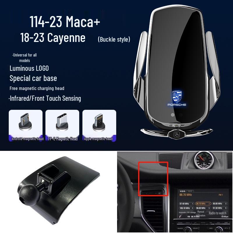 Magnetyczny Bezprzewodowy Szybki Uchwyt na Telefon do 718/Panamera/Cayenne/911