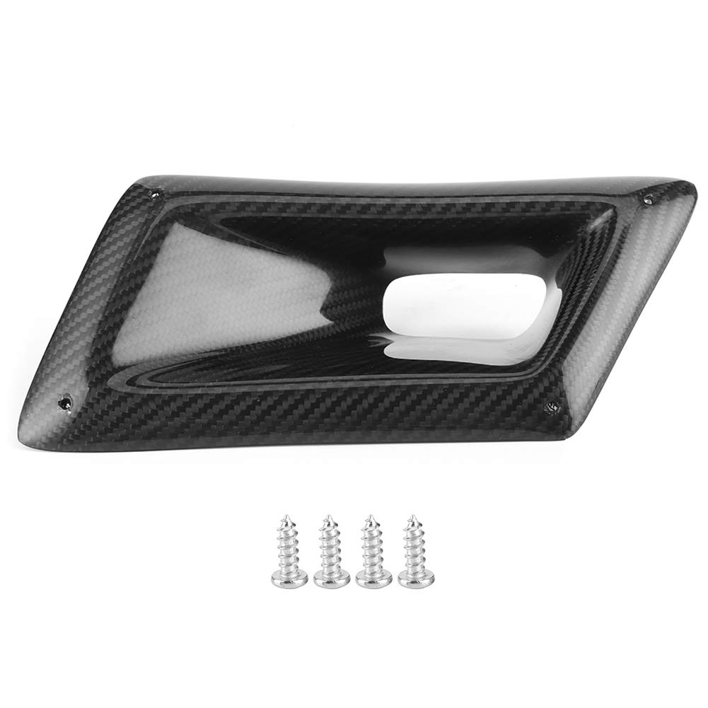 Carbon Fiber Bumper Air Vent Intake Duct Car Accessories for Nissan 350Z Z33 2003-2009 (Left Side) (Left Ridge)