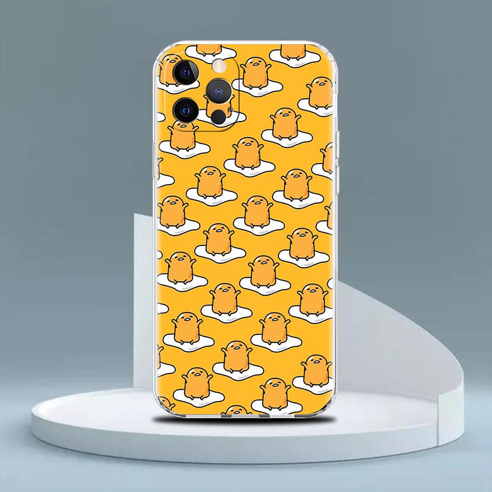 Gudetama Clear Case For Apple iPhone 14 11 13 12 Pro 7 8 Plus XR X XS Max 6 6S 14Pro Silicone Phone Cover