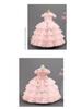 Little Girl's Princess Piano Performance Gown - Elegant High-End Wedding Tulle Cake Skirt Dress
