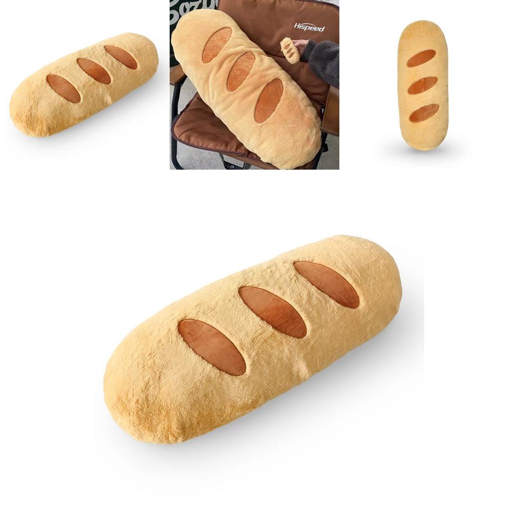 Simulations-Baguette-Brot Plüschtiere Kissen für Sofa Bett Dekoration Mädchen Schlafzubehör