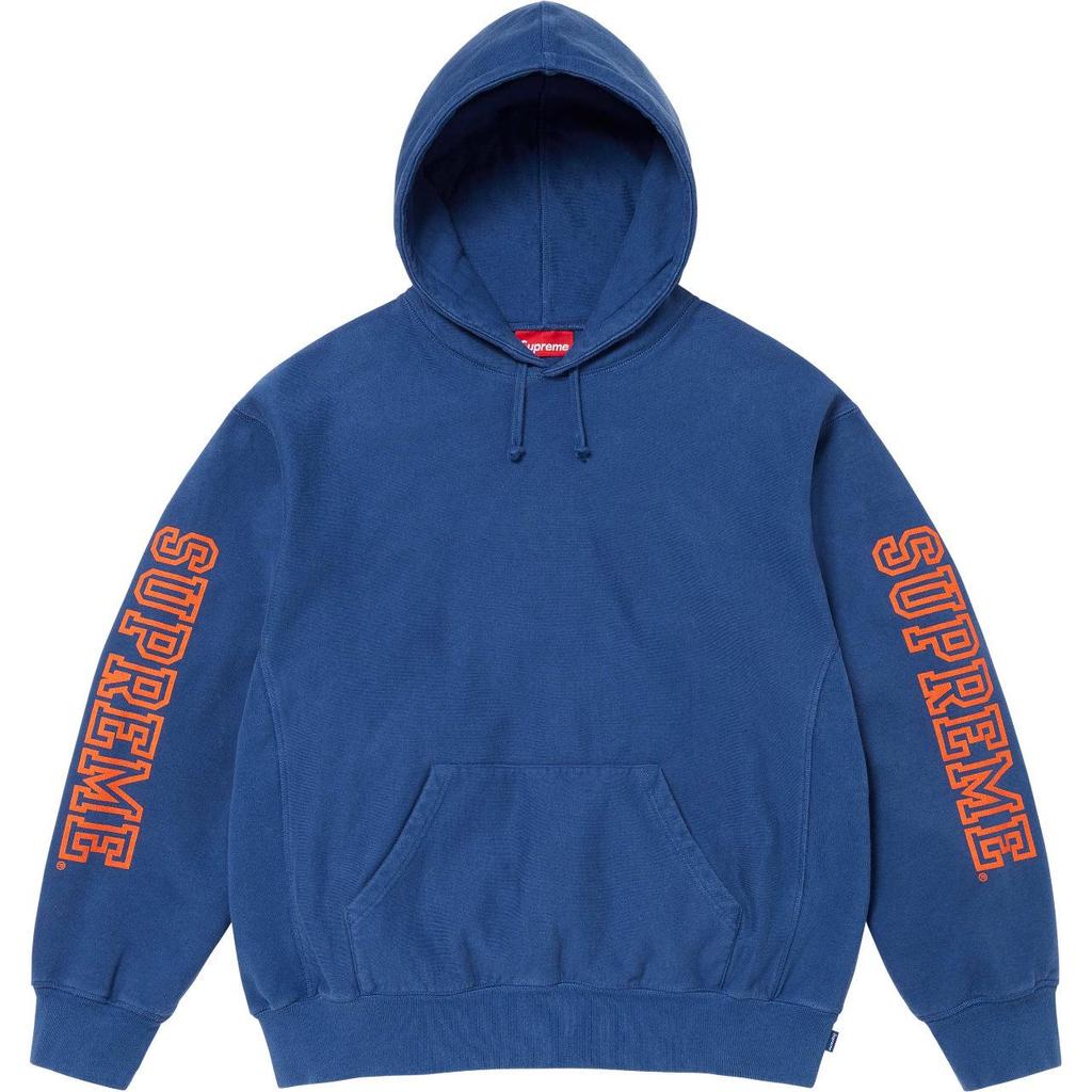 24FW Trendy Hooded Crewneck Sweatshirt