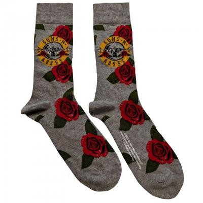 Guns N Roses Unisex Adult Bullet Roses Socks