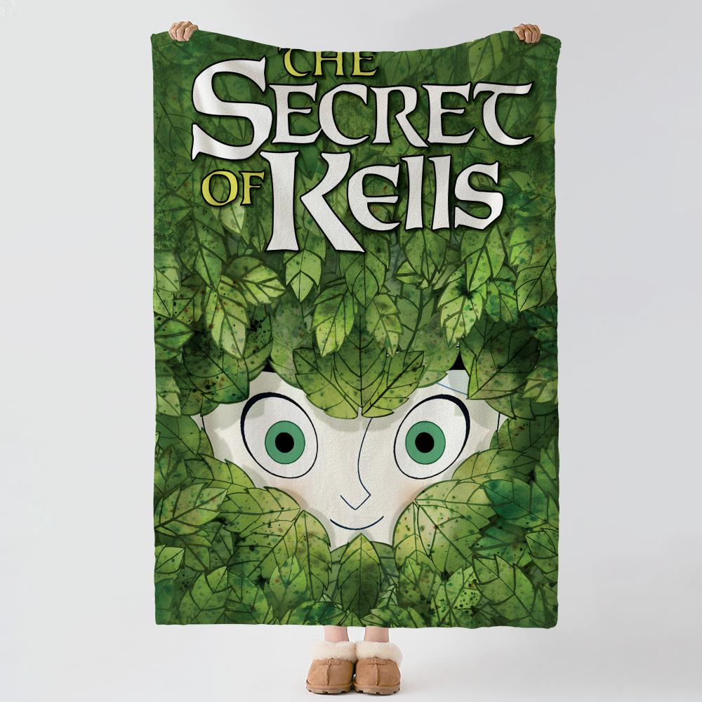 Movie T-The Secret Of Kells-s Throw Thick Comfort Flannel Quilt, Multi-scene Use Indoor Outdoor Daily Nap