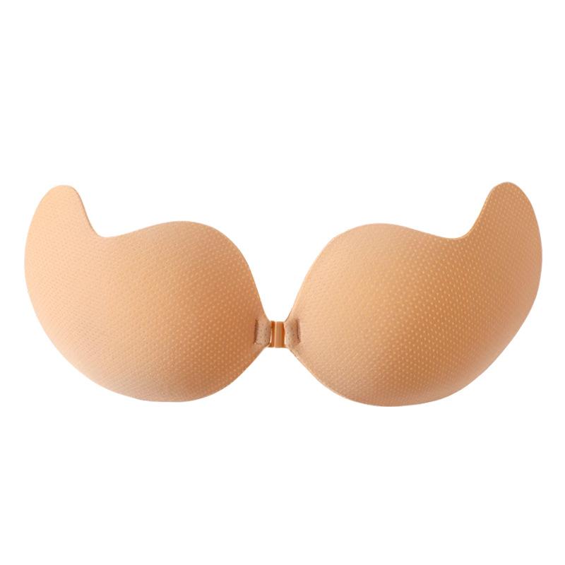 Silicone invisible chest stickers, women gather and support wedding dresses with big breasts, thin summer strapless, sweat-proof and anti-bumping