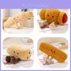 Adorável Brinquedo de Pelúcia Pão de Torrada Pequena Boneca Fofa Croissant Baguete Pretzel Enfeite Pendurado Pelúcia Curta Macia