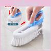 Hard Bristle Tile And Grout Cleaning Brush With Plastic Handle For Bathroom Floors