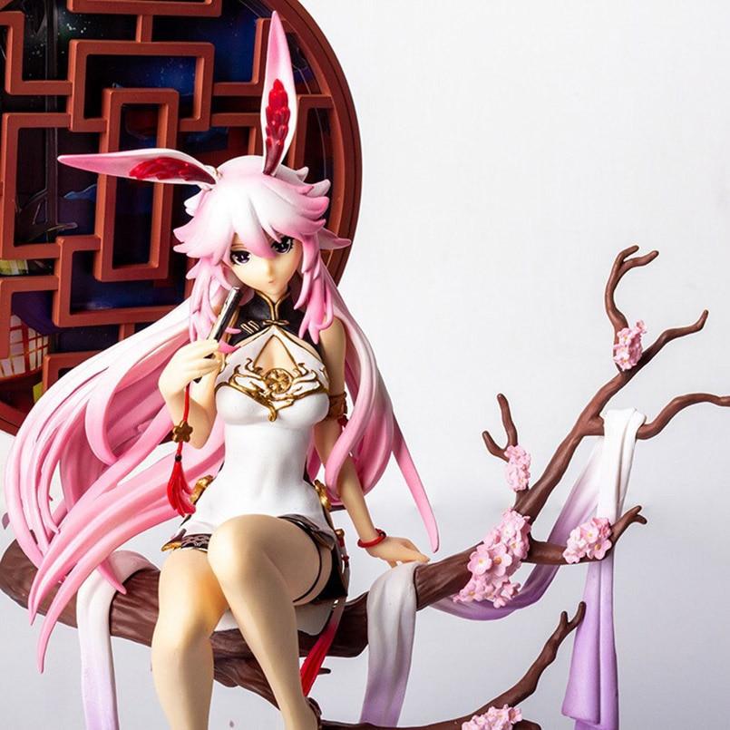 31cm Anime Mmihoyo Figure 1 /8 Cheongsam Ver Yae Pvc Action Figure Toys Collectible Model Toys Kid Gift