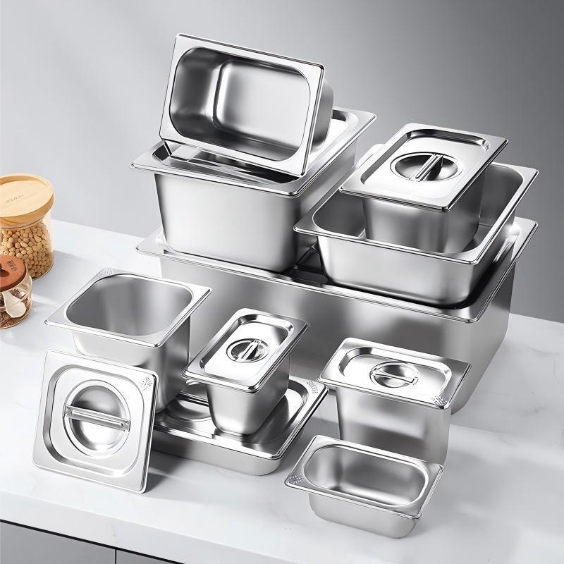 Kujucun Stainless Steel Gastronorm Pan Food Container