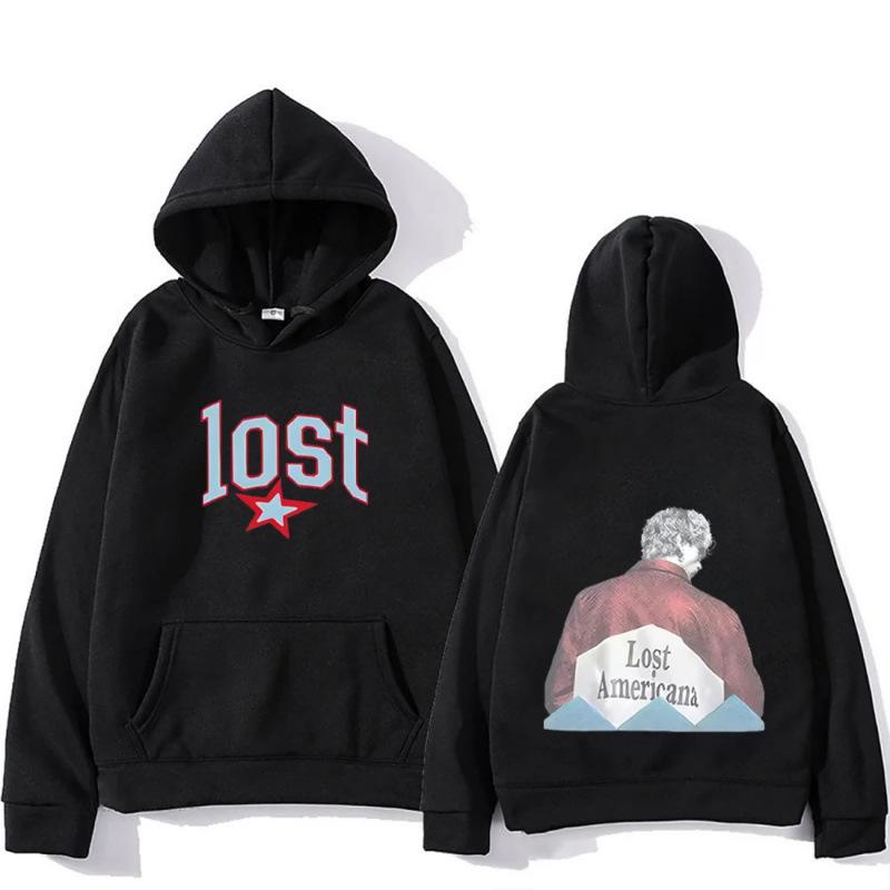 Mgk Lost Americana Po Graphics Hoodie Men Wom