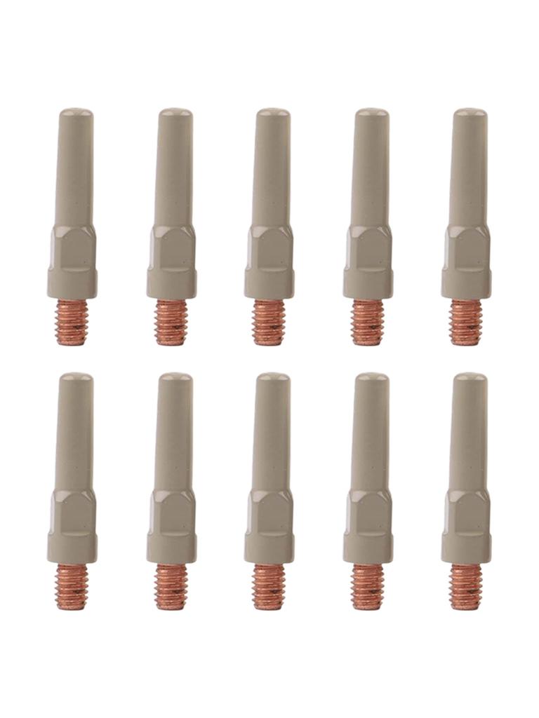 10PCS NonStick Coating Welding Nozzles for 15AK For MIG Promotes Clear Weld Path and Reduces Slag for Better Results