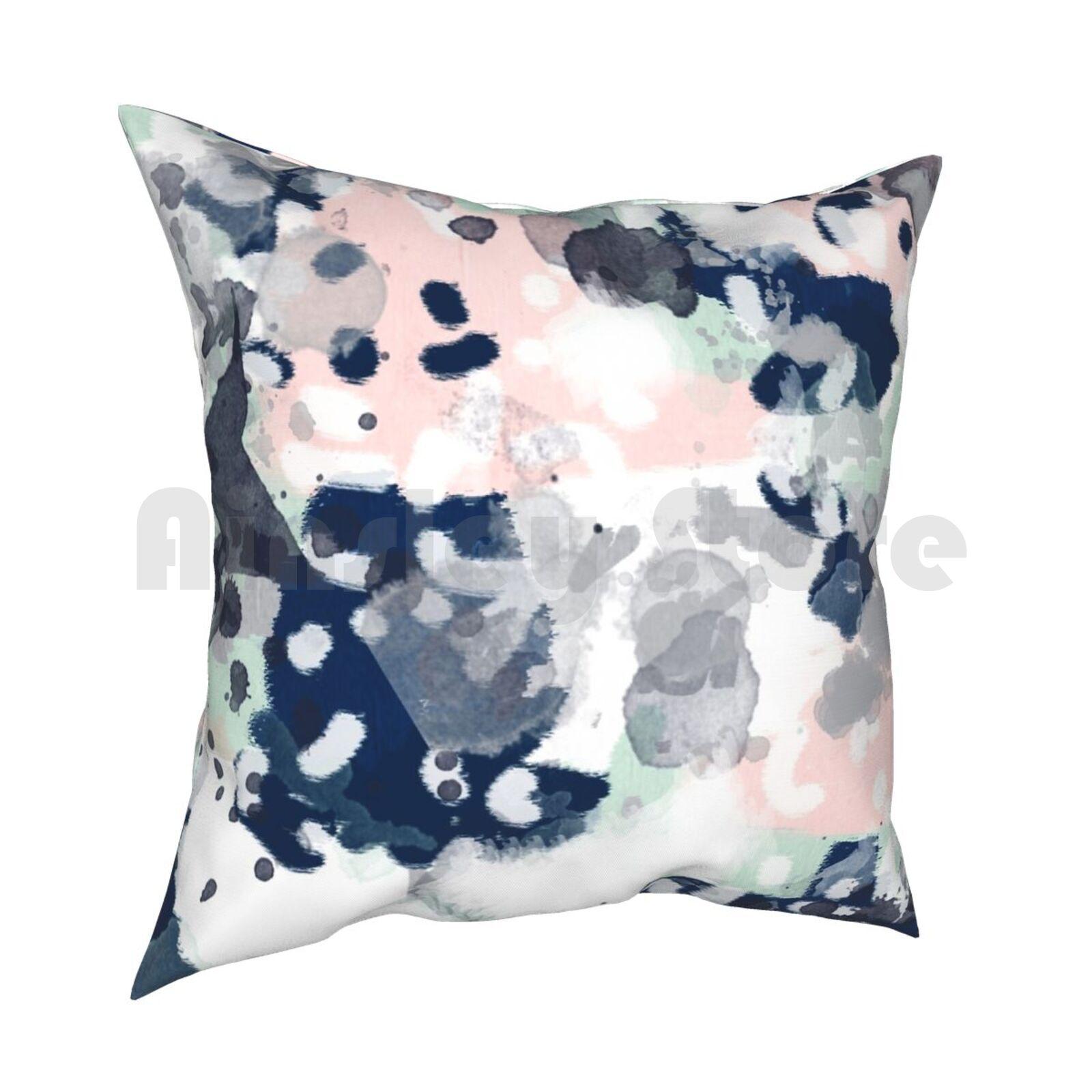 MeliaAbstract Minimal Painting Trendy Home Decor Nursery Baby Art Pillow Case Printed Home Soft Throw Pillow Melia 30x30cm 12x12in