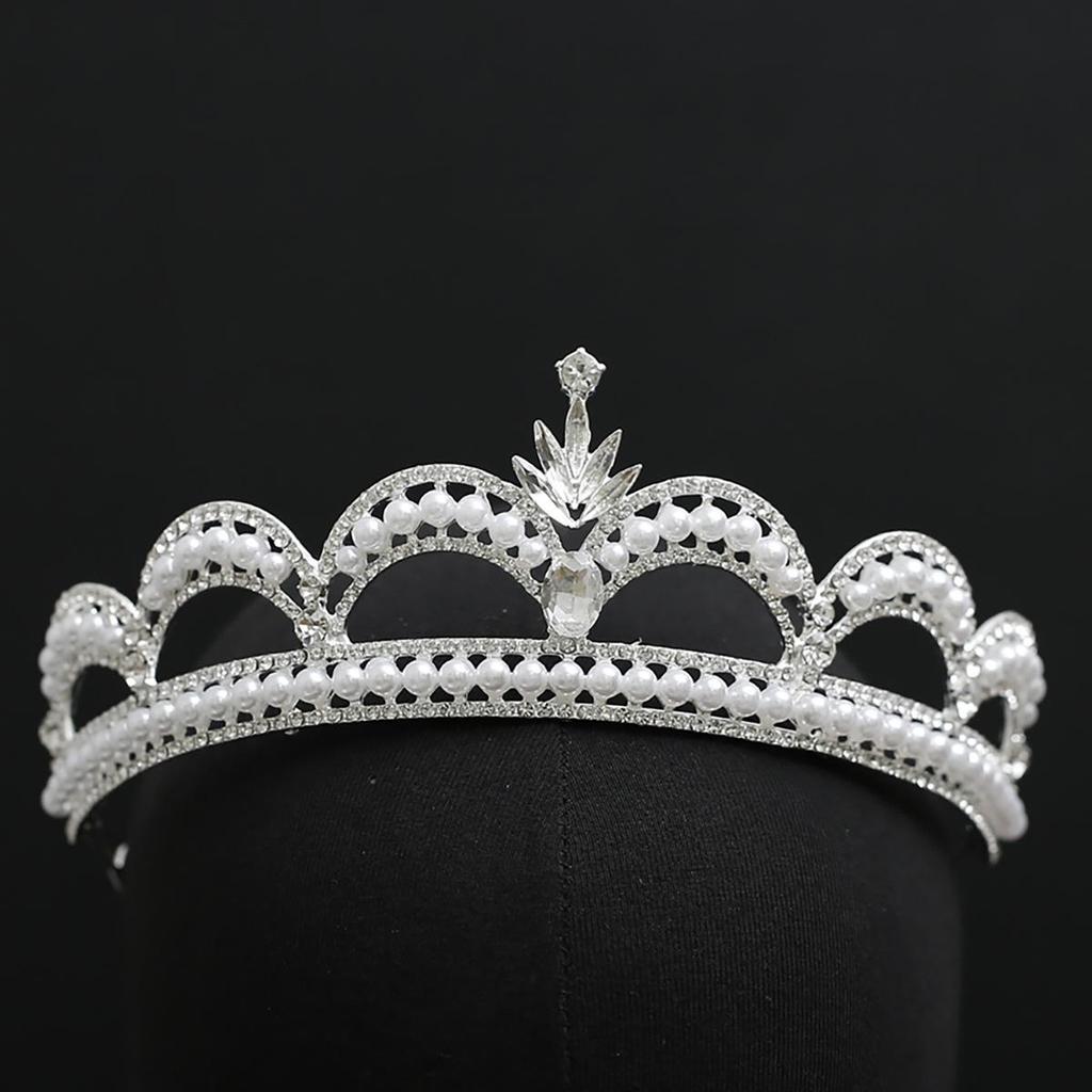 High-End Rhinestone Bridal Crown for Wedding, Birthday, Gala