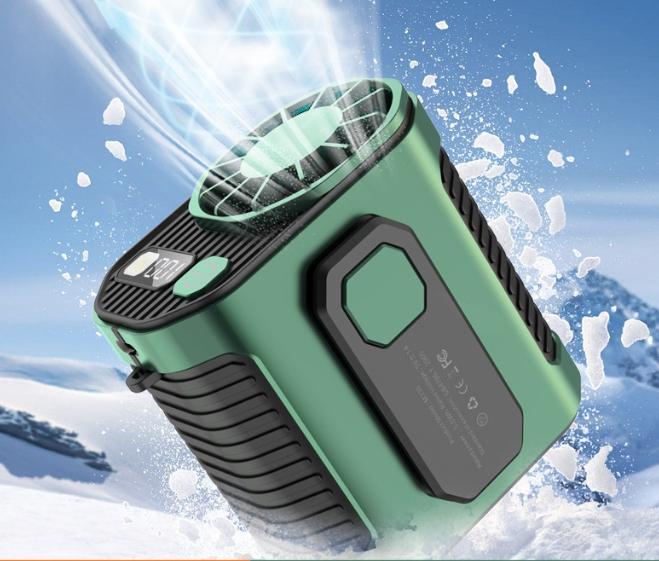 

Подвесной уличный вентилятор на пояс, портативный вентилятор на пояс емкостью 3600 мАч с портативным светодиодным освещением, используется для кемпинга, пеших прогулок и бега. 3600mAh