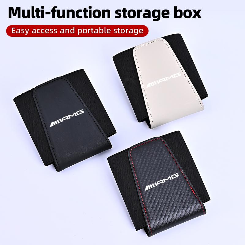 GLC GLB Car Storage Bag Storage Box Hanging Case Hanging Organizer Box For Mercedes Benz AMG A C E Class W201 W210 W108 W204 W2