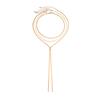 Ingemark 2Pcs/Set Sexy Flat Snake Long Chain Necklace for Women Wed Bridal Vintage Smooth Choker Chest Neck Jewelry 2026 Gift