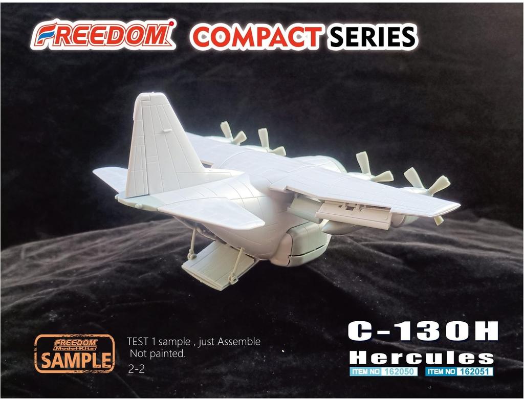Kit Model Freedom Serie Compactă Avion American de Transport Tactic Model din Plastic FRE162051 Scară Necunoscută C-130H