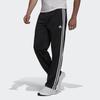 Adidas Solid Color Simple Knitted Sports Pants Men Bottoms Black H46110